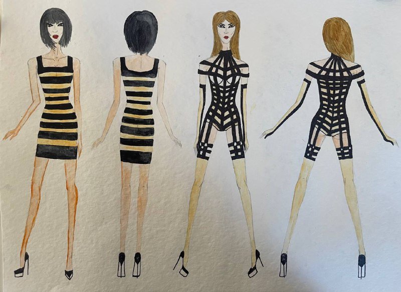 SILHOUETTE I – оригинална скица