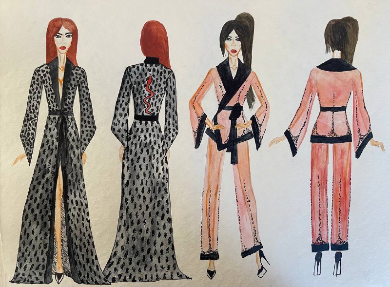 SILHOUETTE I – оригинална скица