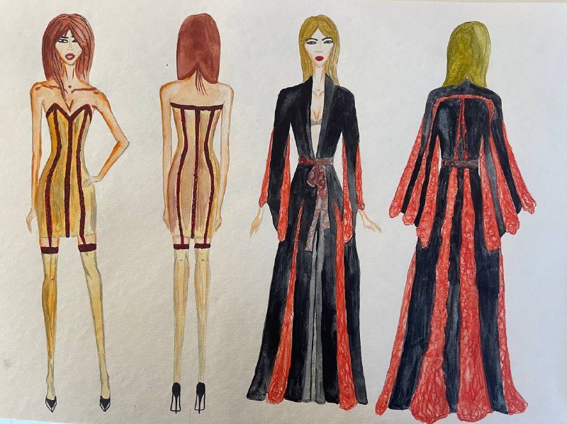 SILHOUETTE I – оригинална скица